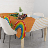 Ireland Irish Leprechaun with Shamrock Tablecloth Ireland 17th March Saint Patrick's Day