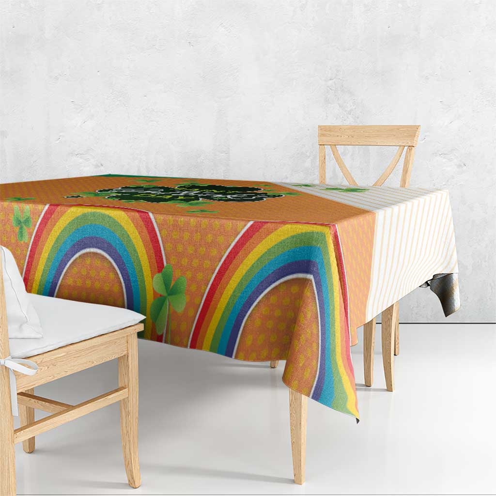 Ireland Irish Leprechaun with Shamrock Tablecloth Ireland 17th March Saint Patrick's Day