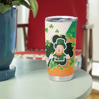 Ireland Irish Leprechaun with Shamrock Tumbler Cup Ireland 17th March Saint Patrick's Day