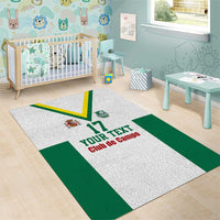 Custom Spain Field Hockey Area Rug Club de Campo Sporty Style