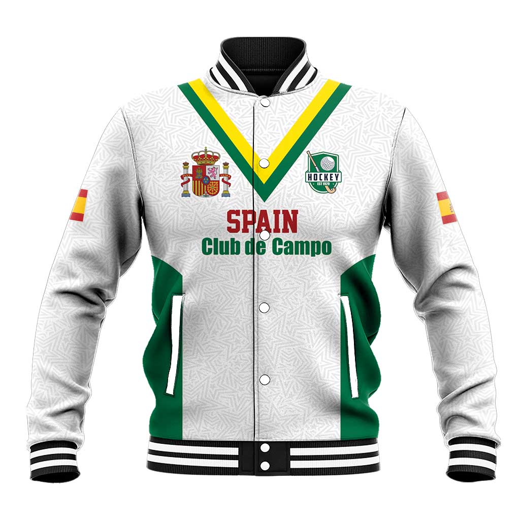 Custom Spain Field Hockey Baseball Jacket Club de Campo Sporty Style