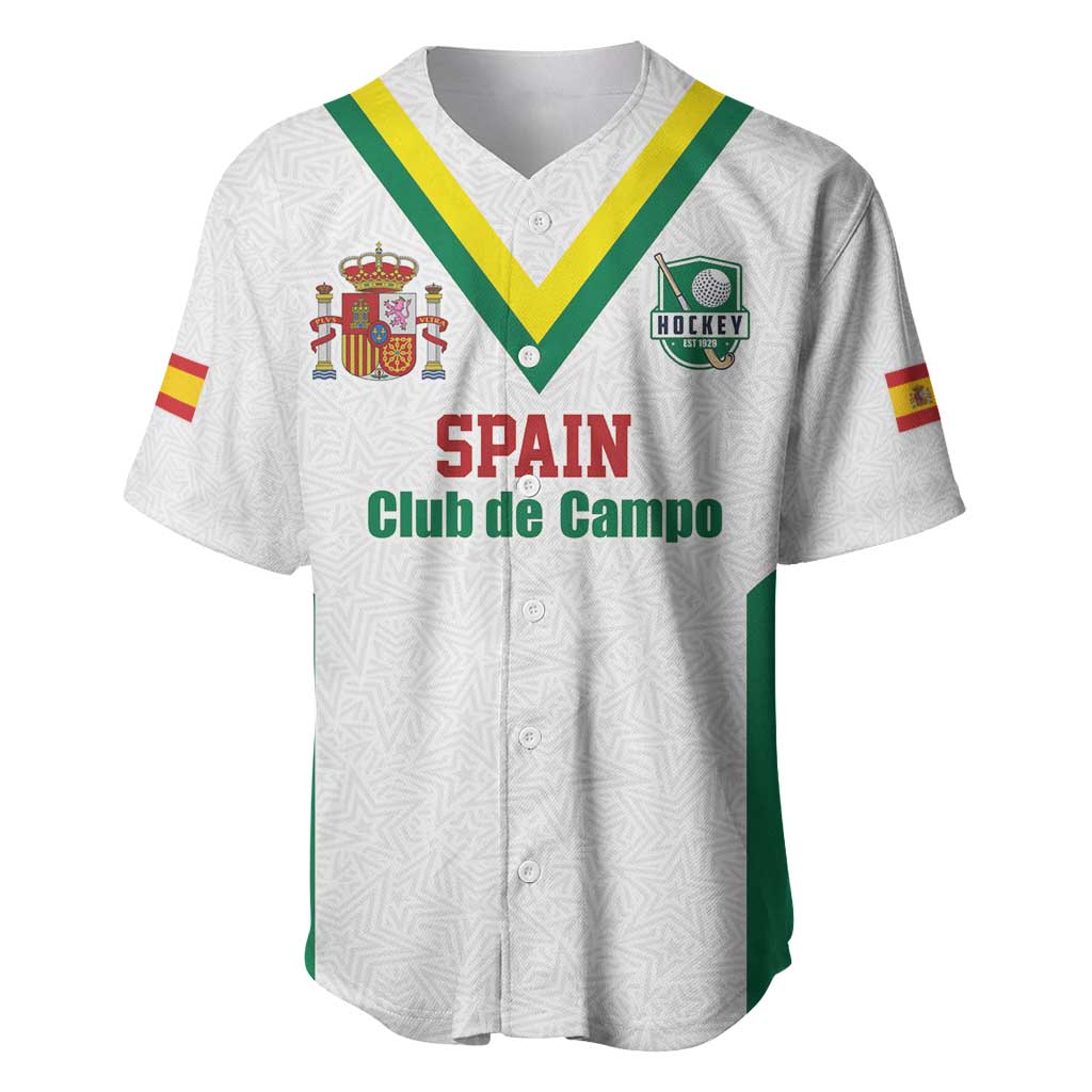 Custom Spain Field Hockey Baseball Jersey Club de Campo Sporty Style