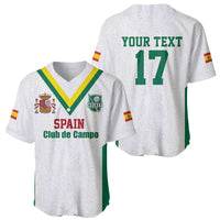 Custom Spain Field Hockey Baseball Jersey Club de Campo Sporty Style