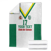 Custom Spain Field Hockey Blanket Club de Campo Sporty Style