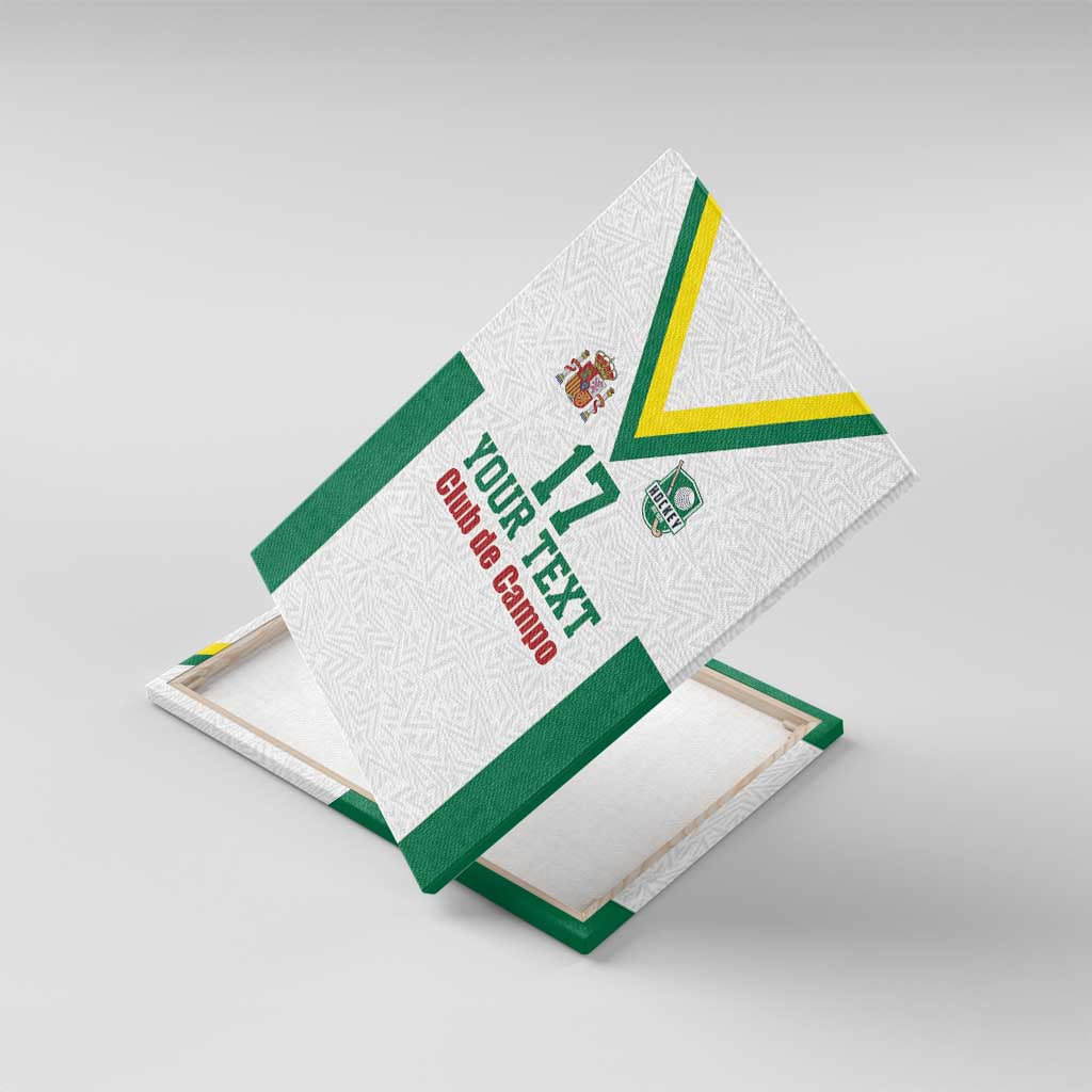 Custom Spain Field Hockey Canvas Wall Art Club de Campo Sporty Style