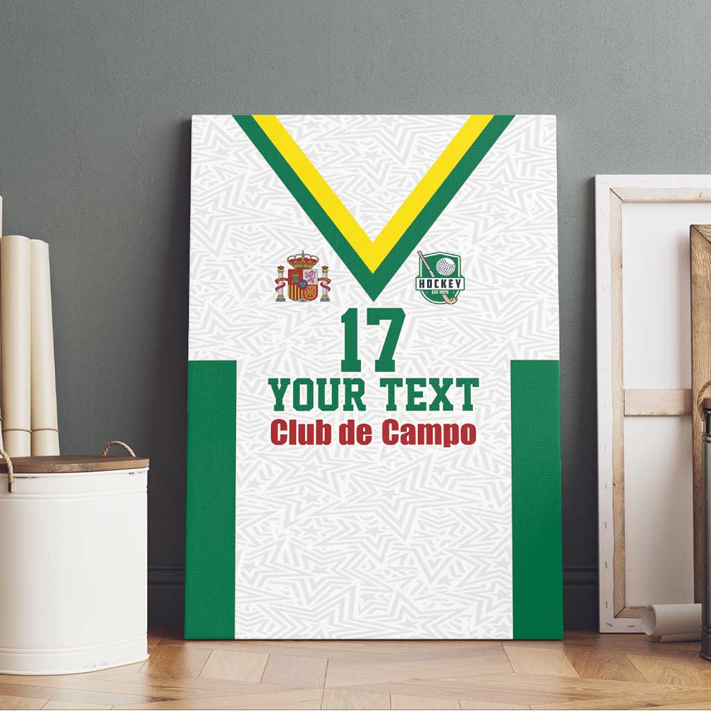 Custom Spain Field Hockey Canvas Wall Art Club de Campo Sporty Style