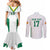 Custom Spain Field Hockey Couples Matching Mermaid Dress and Long Sleeve Button Shirt Club de Campo Sporty Style
