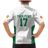 Custom Spain Field Hockey Family Matching Mermaid Dress and Hawaiian Shirt Club de Campo Sporty Style