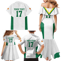 Custom Spain Field Hockey Family Matching Mermaid Dress and Hawaiian Shirt Club de Campo Sporty Style