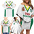 Custom Spain Field Hockey Family Matching Off Shoulder Short Dress and Hawaiian Shirt Club de Campo Sporty Style