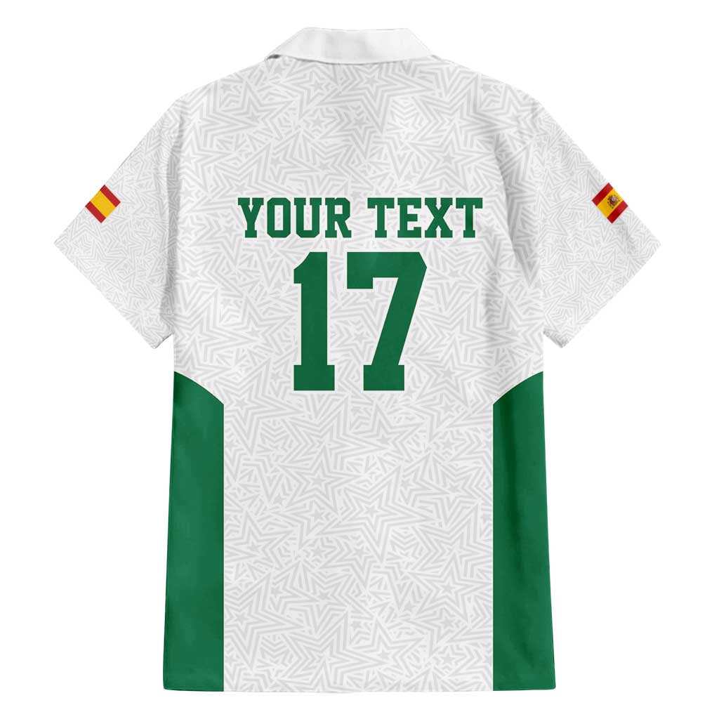 Custom Spain Field Hockey Family Matching Puletasi and Hawaiian Shirt Club de Campo Sporty Style