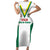 Custom Spain Field Hockey Family Matching Short Sleeve Bodycon Dress and Hawaiian Shirt Club de Campo Sporty Style