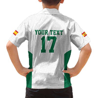 Custom Spain Field Hockey Family Matching Tank Maxi Dress and Hawaiian Shirt Club de Campo Sporty Style