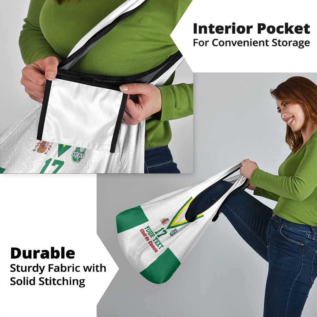Custom Spain Field Hockey Grocery Bag Club de Campo Sporty Style