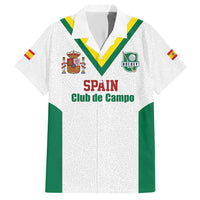 Custom Spain Field Hockey Hawaiian Shirt Club de Campo Sporty Style