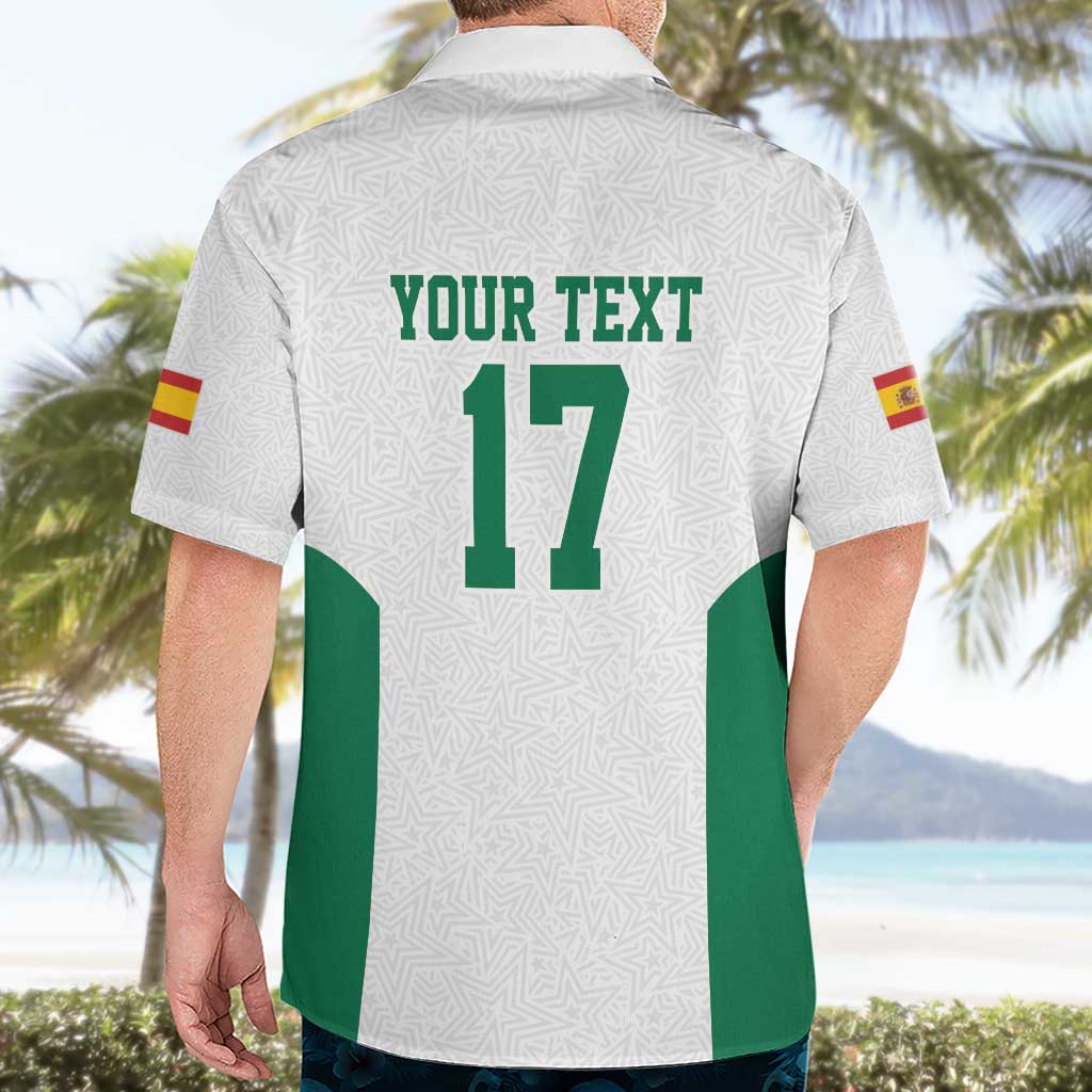 Custom Spain Field Hockey Hawaiian Shirt Club de Campo Sporty Style