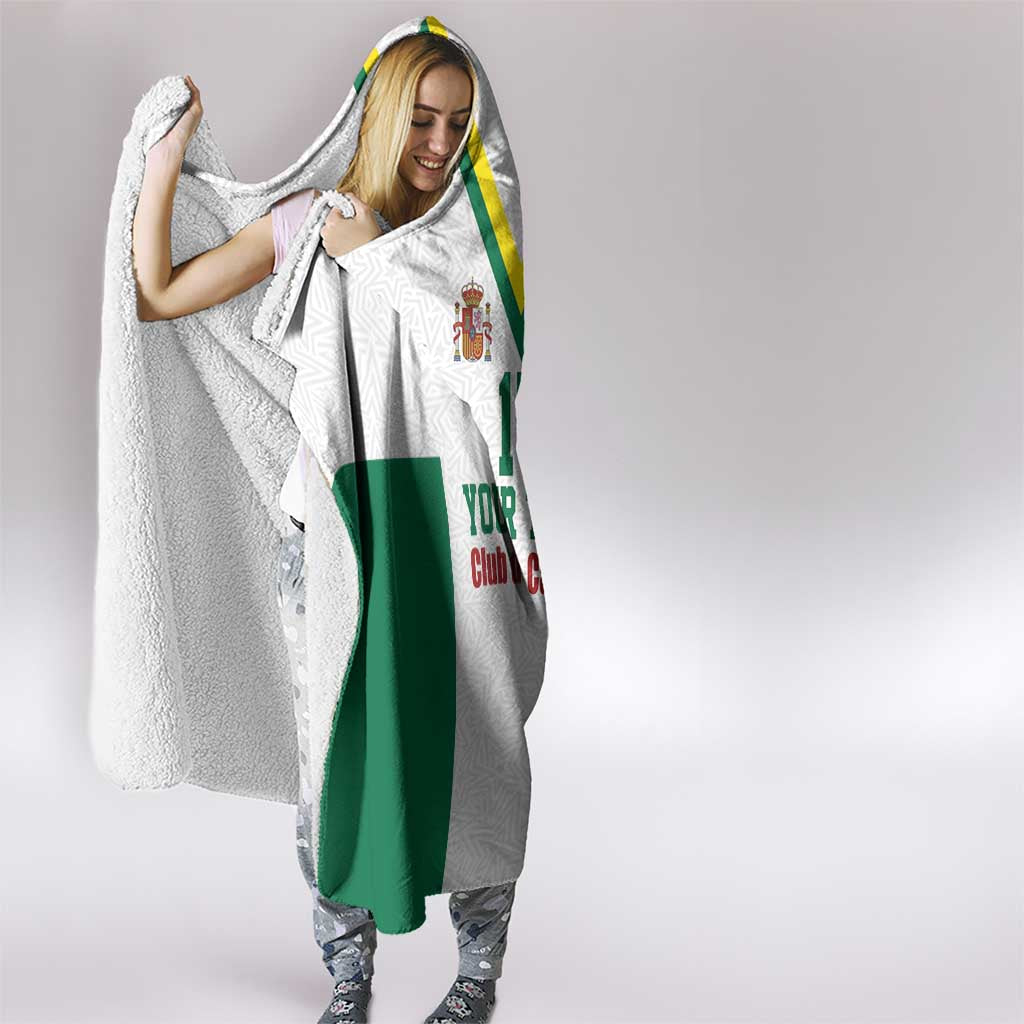 Custom Spain Field Hockey Hooded Blanket Club de Campo Sporty Style