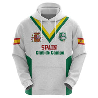 Custom Spain Field Hockey Hoodie Club de Campo Sporty Style