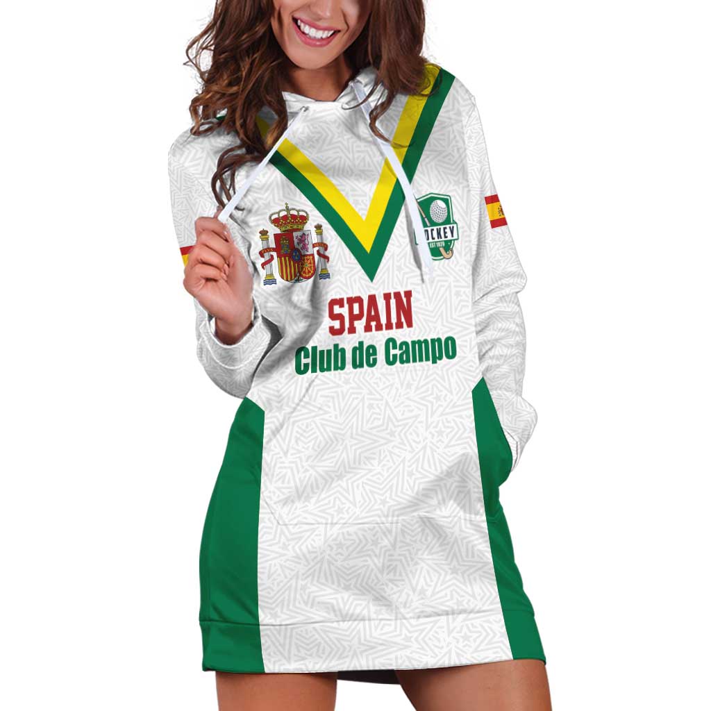Custom Spain Field Hockey Hoodie Dress Club de Campo Sporty Style