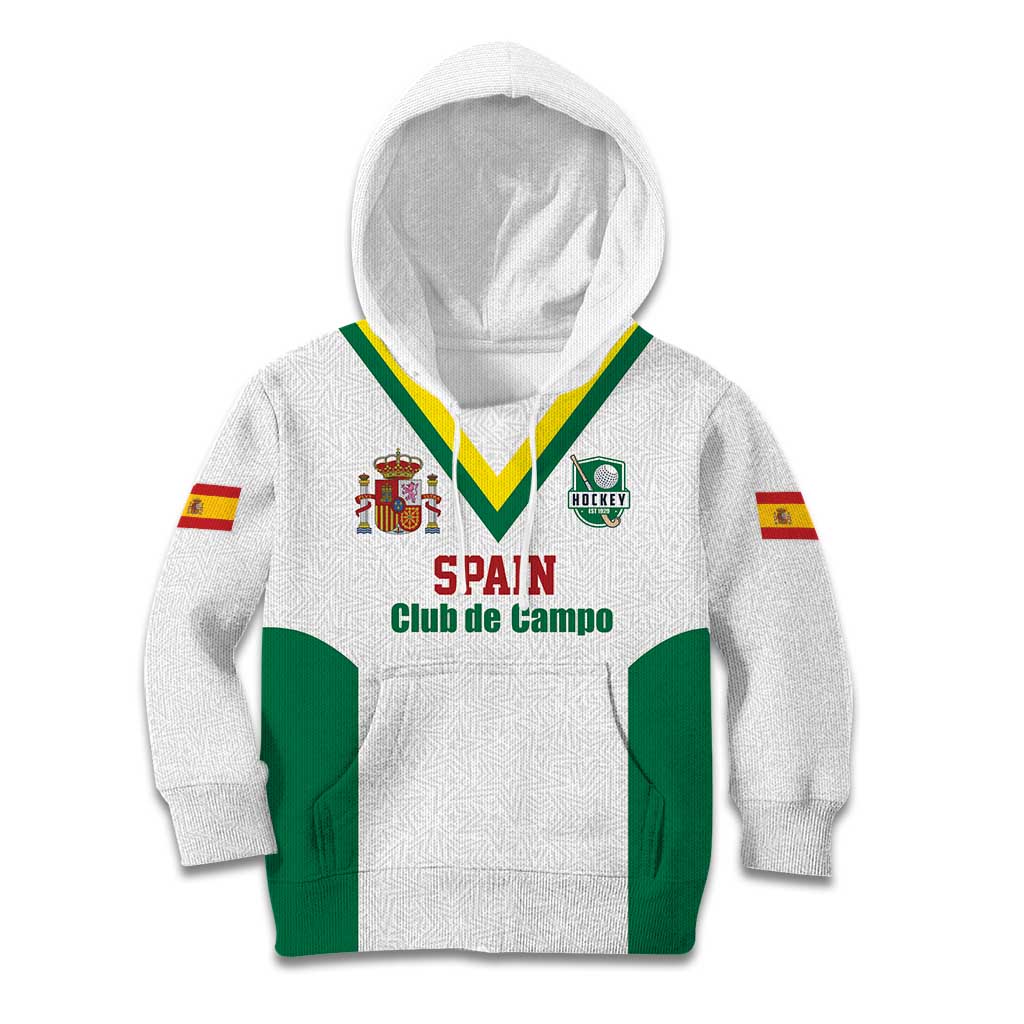 Custom Spain Field Hockey Kid Hoodie Club de Campo Sporty Style
