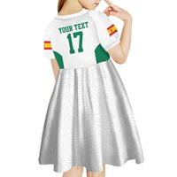 Custom Spain Field Hockey Kid Short Sleeve Dress Club de Campo Sporty Style