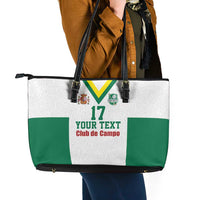 Custom Spain Field Hockey Leather Tote Bag Club de Campo Sporty Style