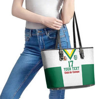 Custom Spain Field Hockey Leather Tote Bag Club de Campo Sporty Style