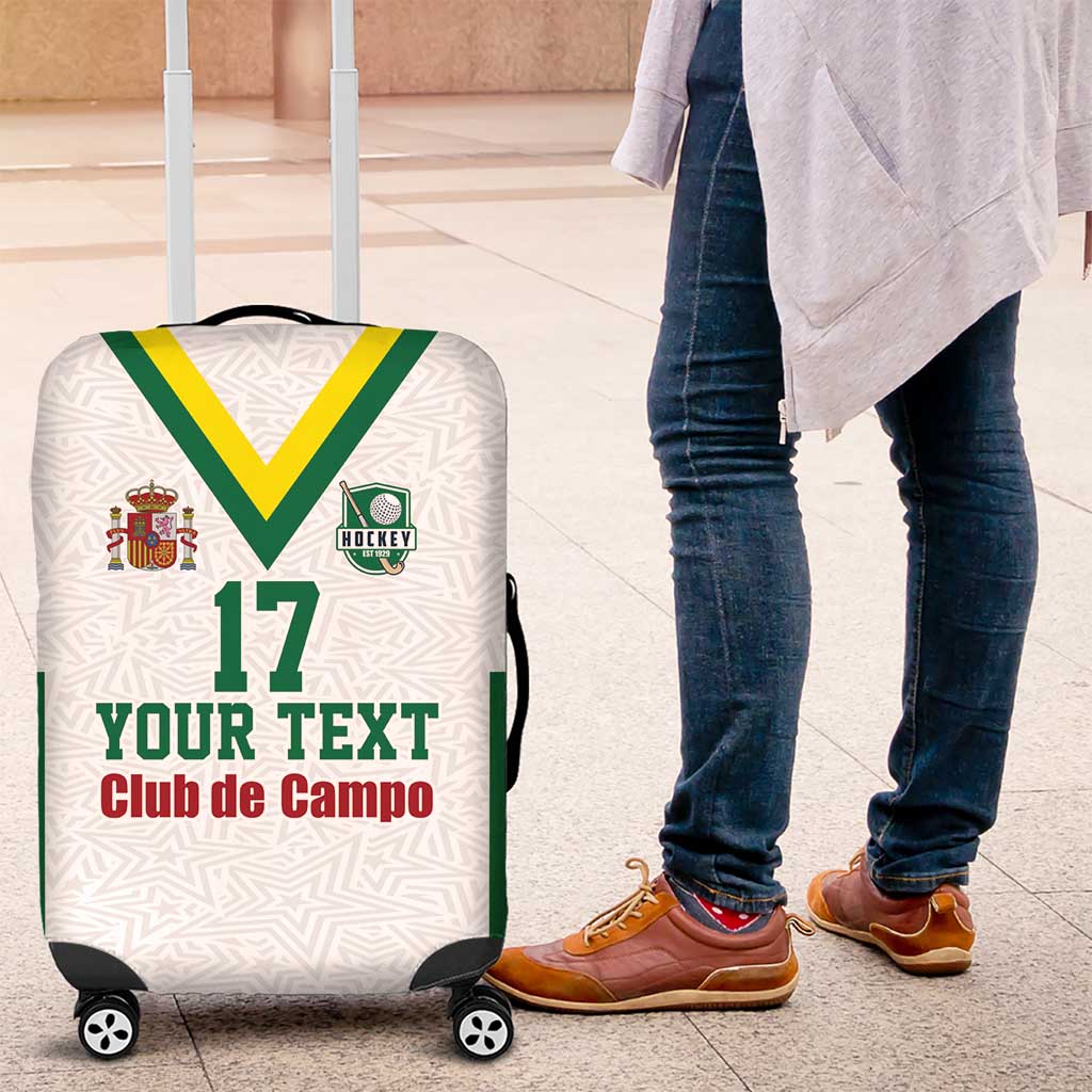 Custom Spain Field Hockey Luggage Cover Club de Campo Sporty Style