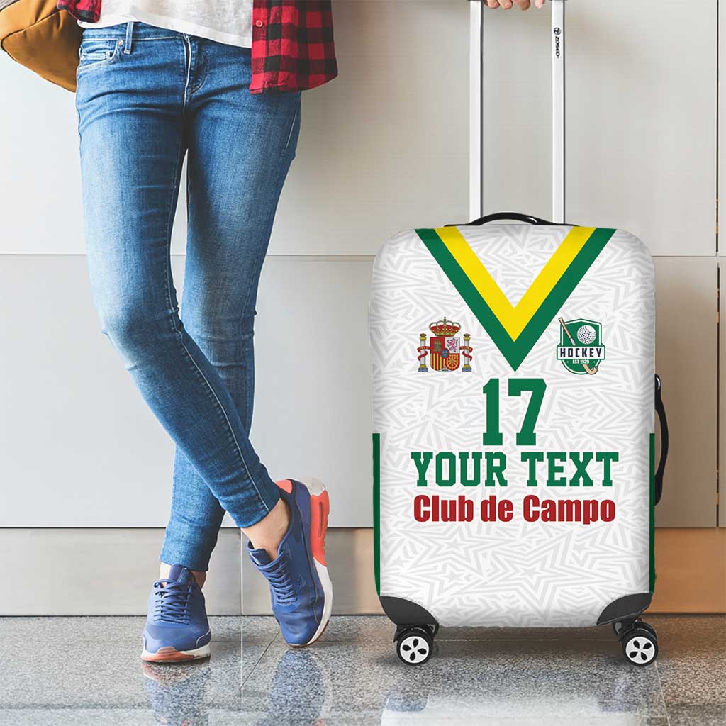 Custom Spain Field Hockey Luggage Cover Club de Campo Sporty Style