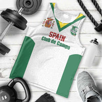 Custom Spain Field Hockey Men Tank Top Club de Campo Sporty Style