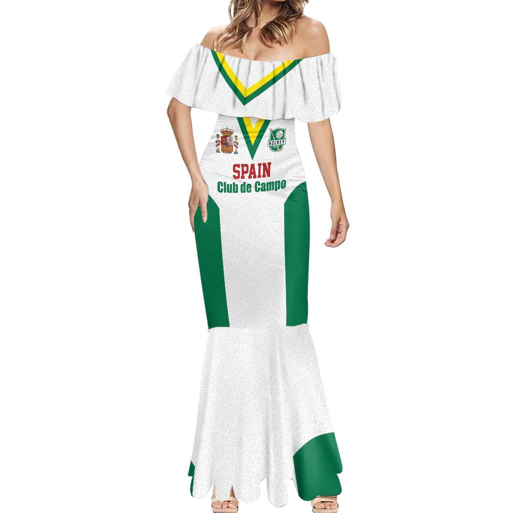 Custom Spain Field Hockey Mermaid Dress Club de Campo Sporty Style