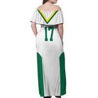 Custom Spain Field Hockey Off Shoulder Maxi Dress Club de Campo Sporty Style