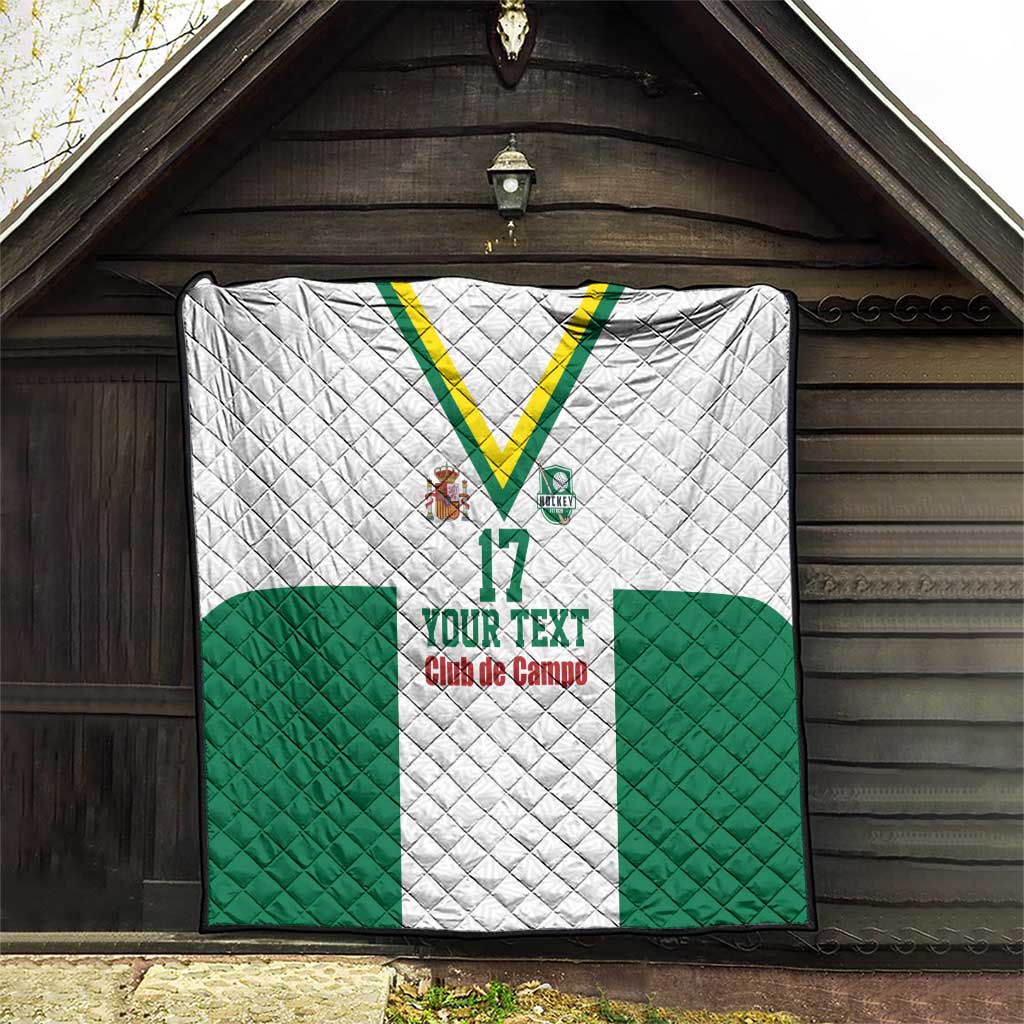 Custom Spain Field Hockey Quilt Club de Campo Sporty Style