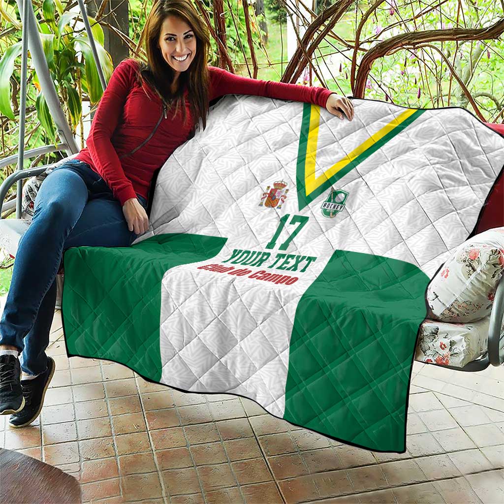 Custom Spain Field Hockey Quilt Club de Campo Sporty Style