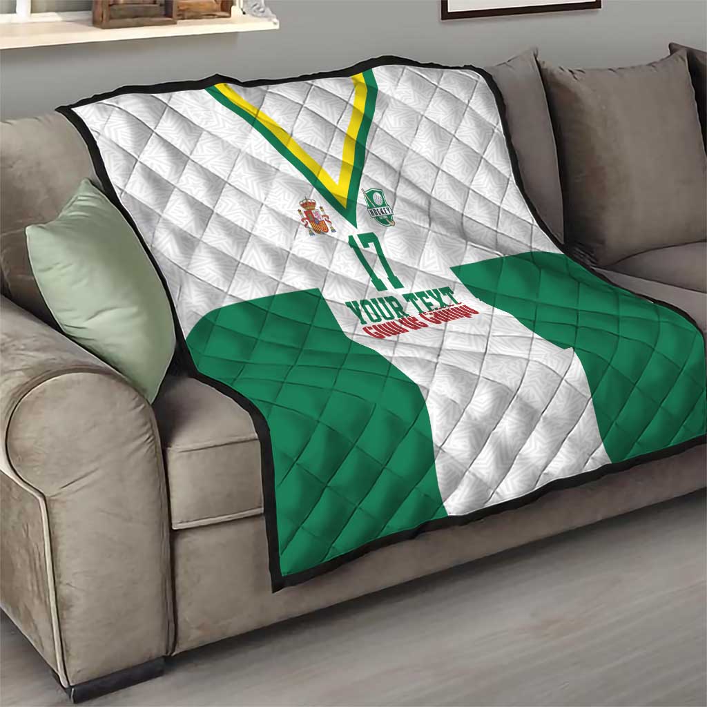 Custom Spain Field Hockey Quilt Club de Campo Sporty Style