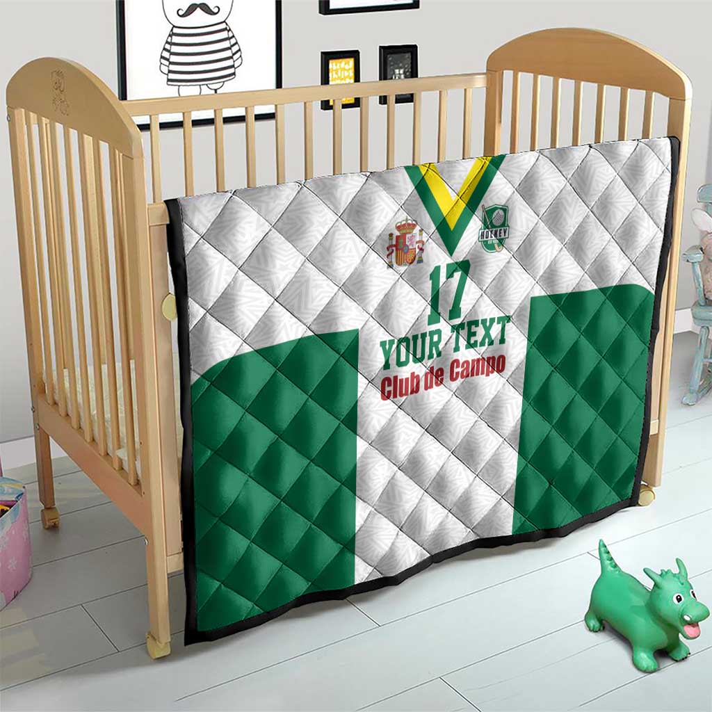 Custom Spain Field Hockey Quilt Club de Campo Sporty Style