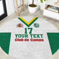 Custom Spain Field Hockey Round Carpet Club de Campo Sporty Style