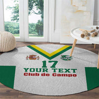 Custom Spain Field Hockey Round Carpet Club de Campo Sporty Style