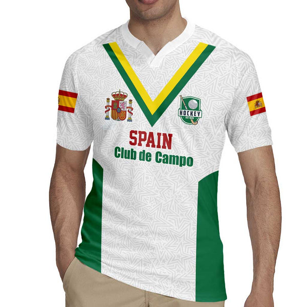 Custom Spain Field Hockey Rugby Jersey Club de Campo Sporty Style ...