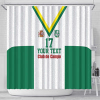 Custom Spain Field Hockey Shower Curtain Club de Campo Sporty Style