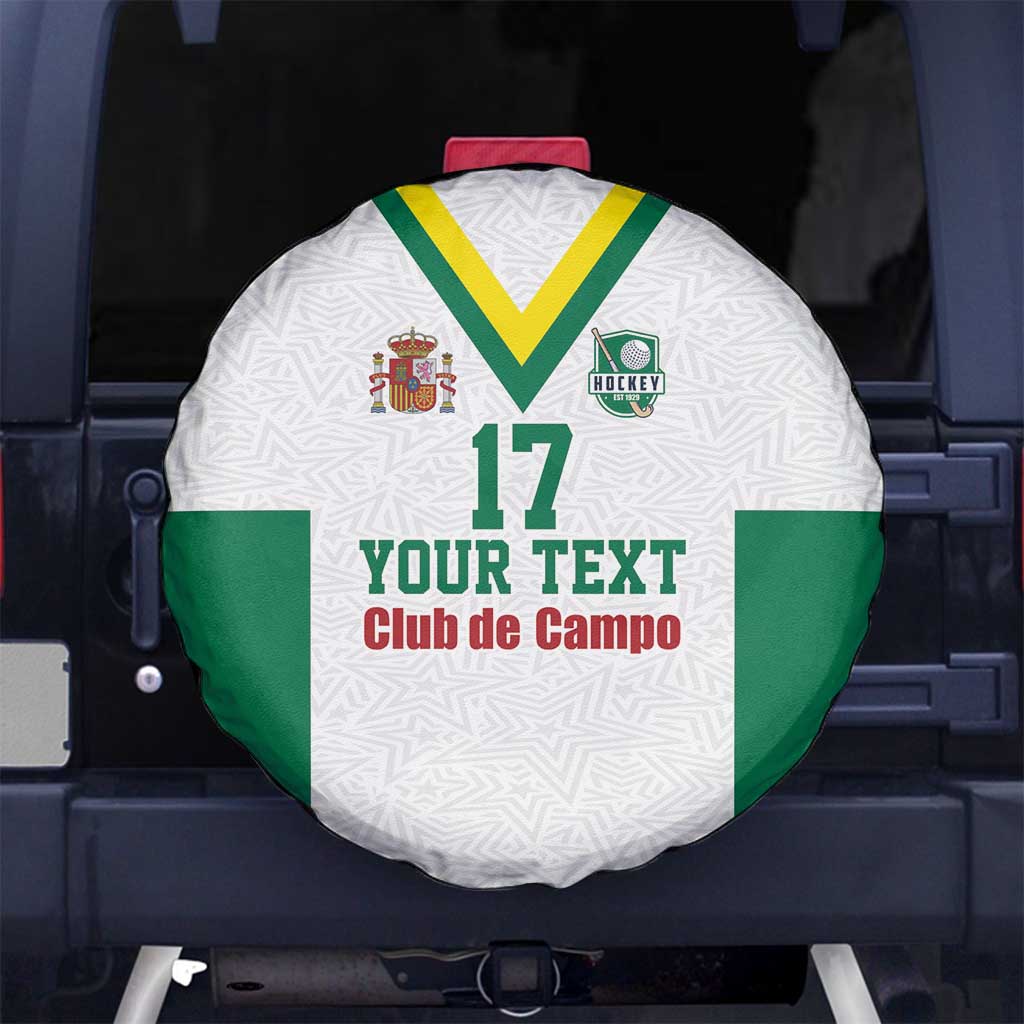 Custom Spain Field Hockey Spare Tire Cover Club de Campo Sporty Style