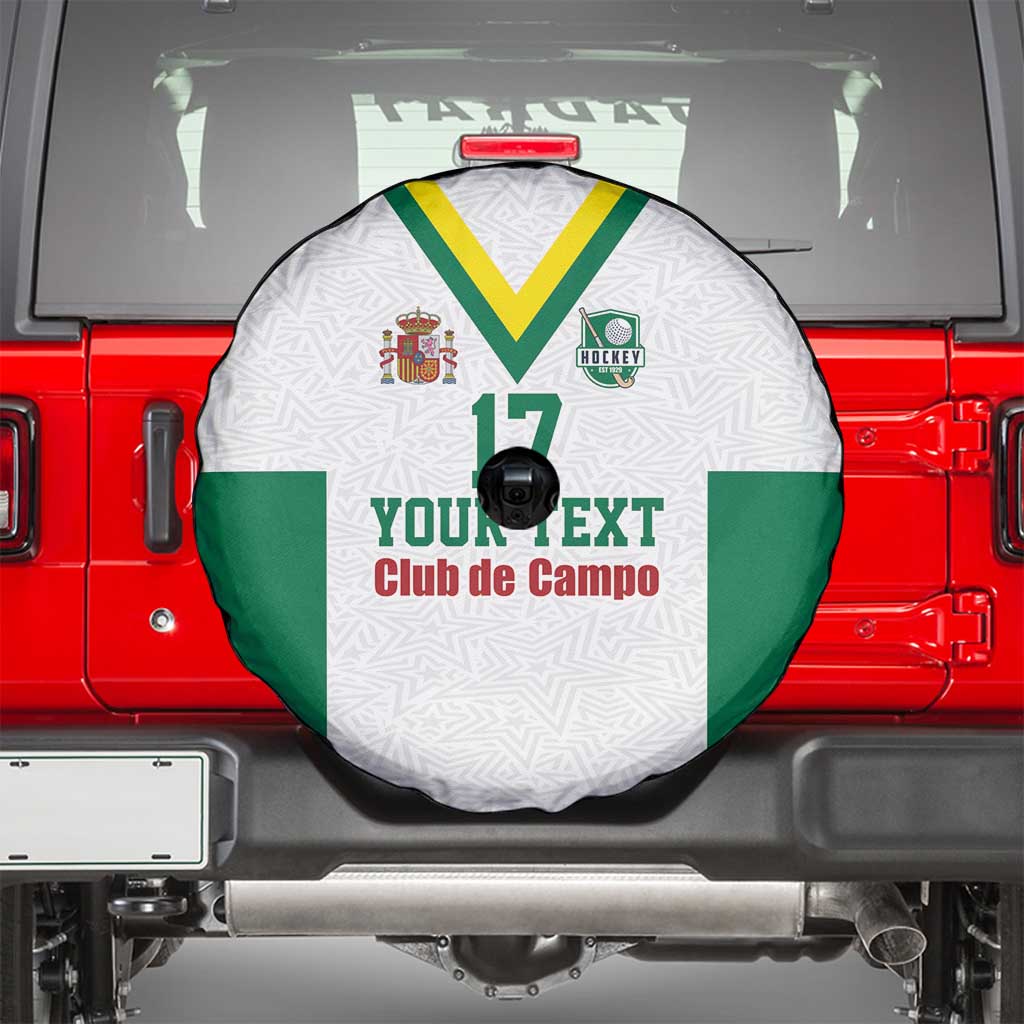 Custom Spain Field Hockey Spare Tire Cover Club de Campo Sporty Style