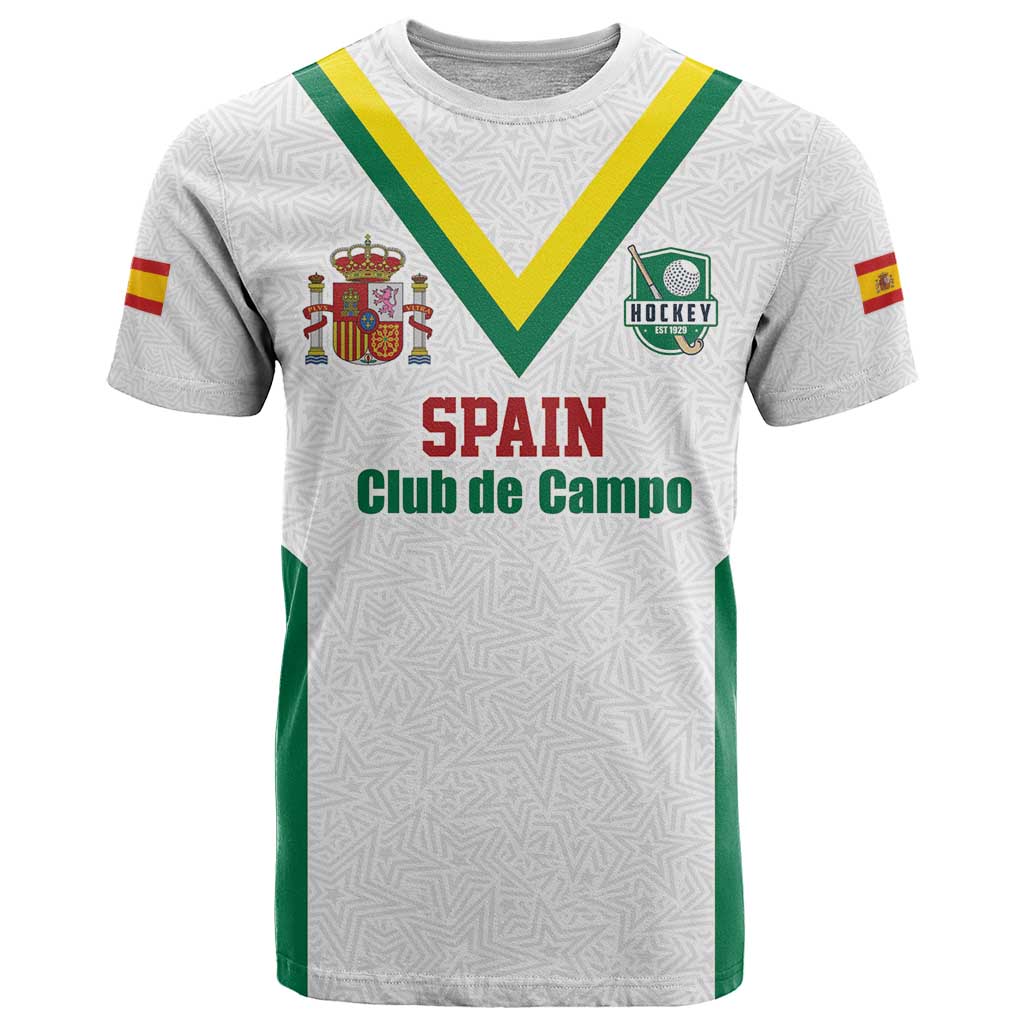 Custom Spain Field Hockey T Shirt Club de Campo Sporty Style