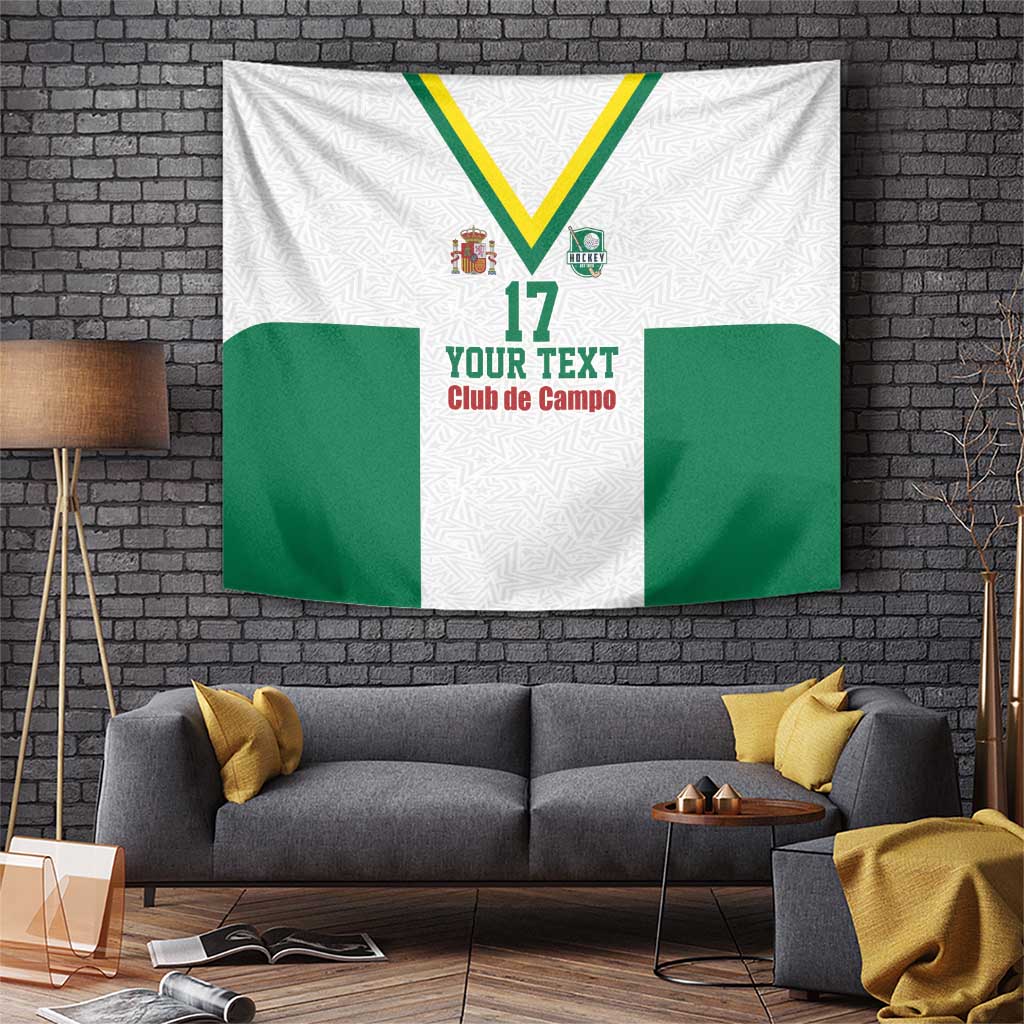 Custom Spain Field Hockey Tapestry Club de Campo Sporty Style