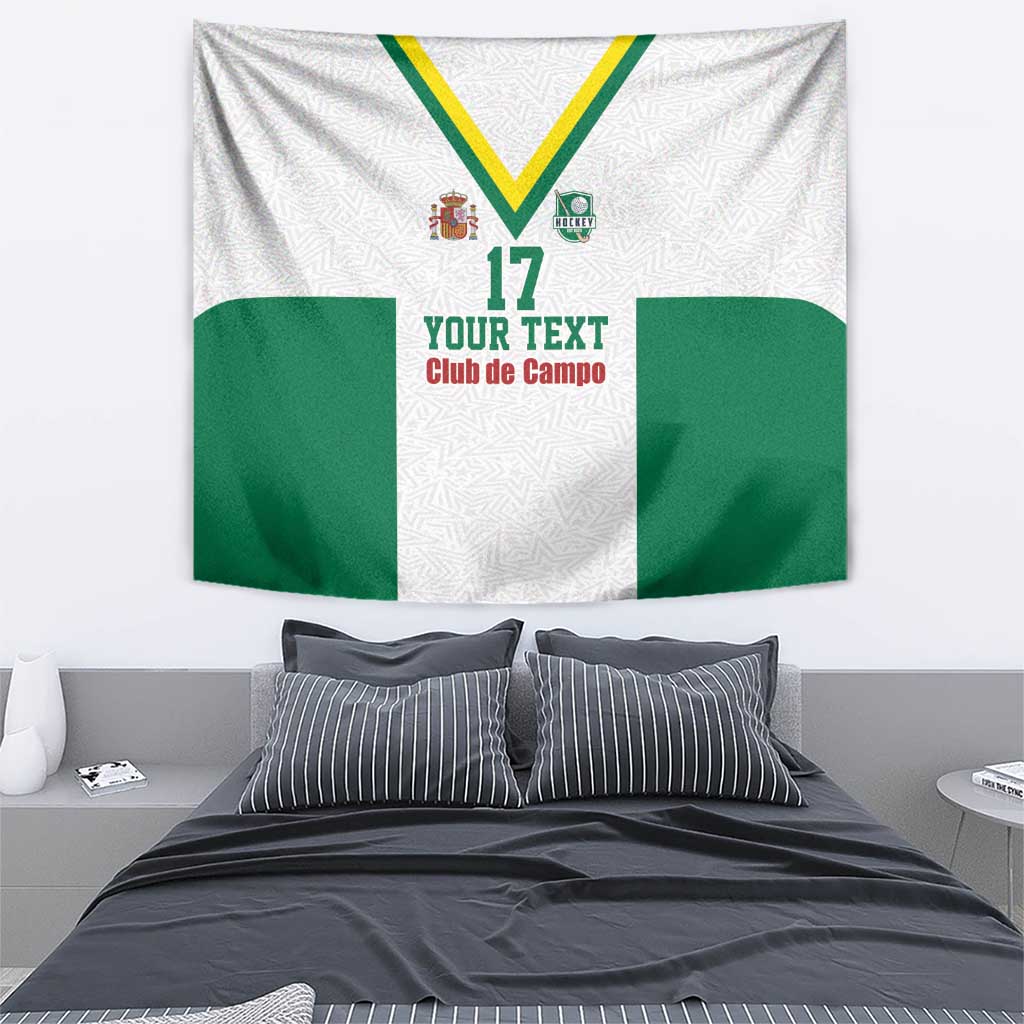 Custom Spain Field Hockey Tapestry Club de Campo Sporty Style