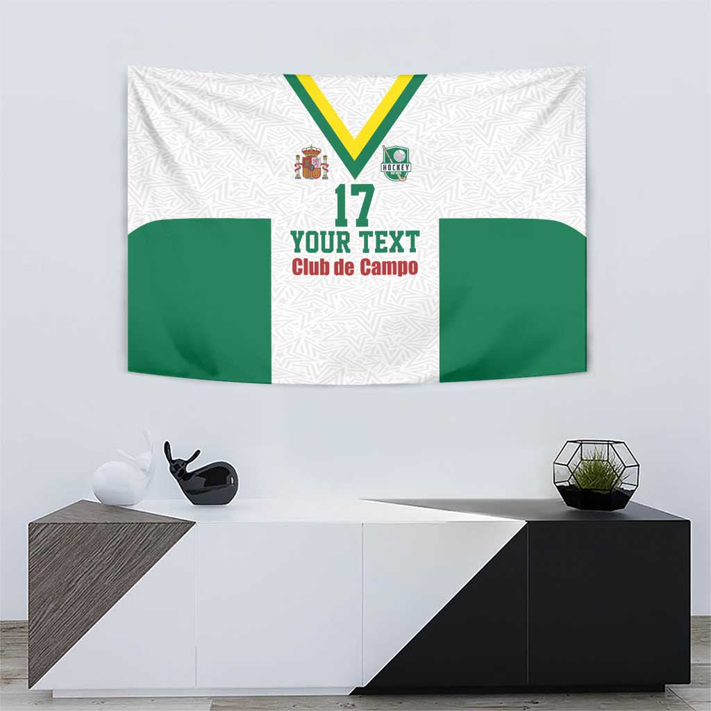 Custom Spain Field Hockey Tapestry Club de Campo Sporty Style