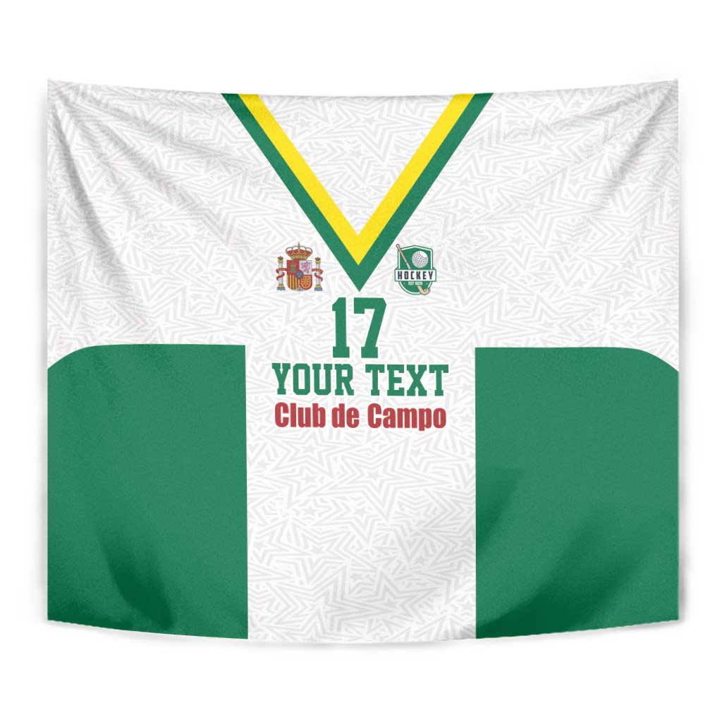 Custom Spain Field Hockey Tapestry Club de Campo Sporty Style