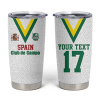 Custom Spain Field Hockey Tumbler Cup Club de Campo Sporty Style