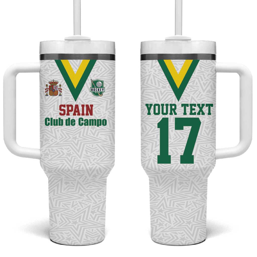Custom Spain Field Hockey Tumbler With Handle Club de Campo Sporty Style