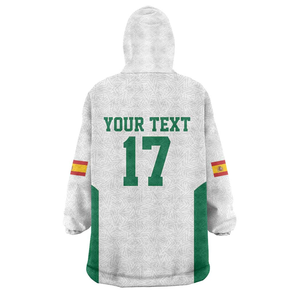 Custom Spain Field Hockey Wearable Blanket Hoodie Club de Campo Sporty Style